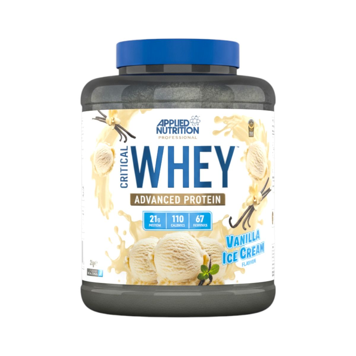 APPLIED NUTRITION - PROTEINA CRITICAL WHEY 2KG 67 SV VAINILLA - APPLIED NUTRITION