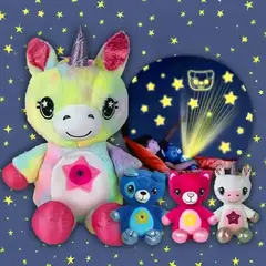 MOVI - Peluche de Apego con Proyector y Música - NIÑA