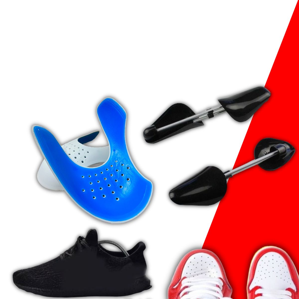 TECNOPALACE - PACK Sneaker Shield Protector Gel + Hormador Para Zapatillas