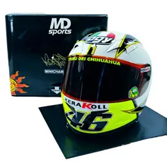 YAMAHA - Casco MotoGP Valentino Rossi 2006 Minichamps 1:2