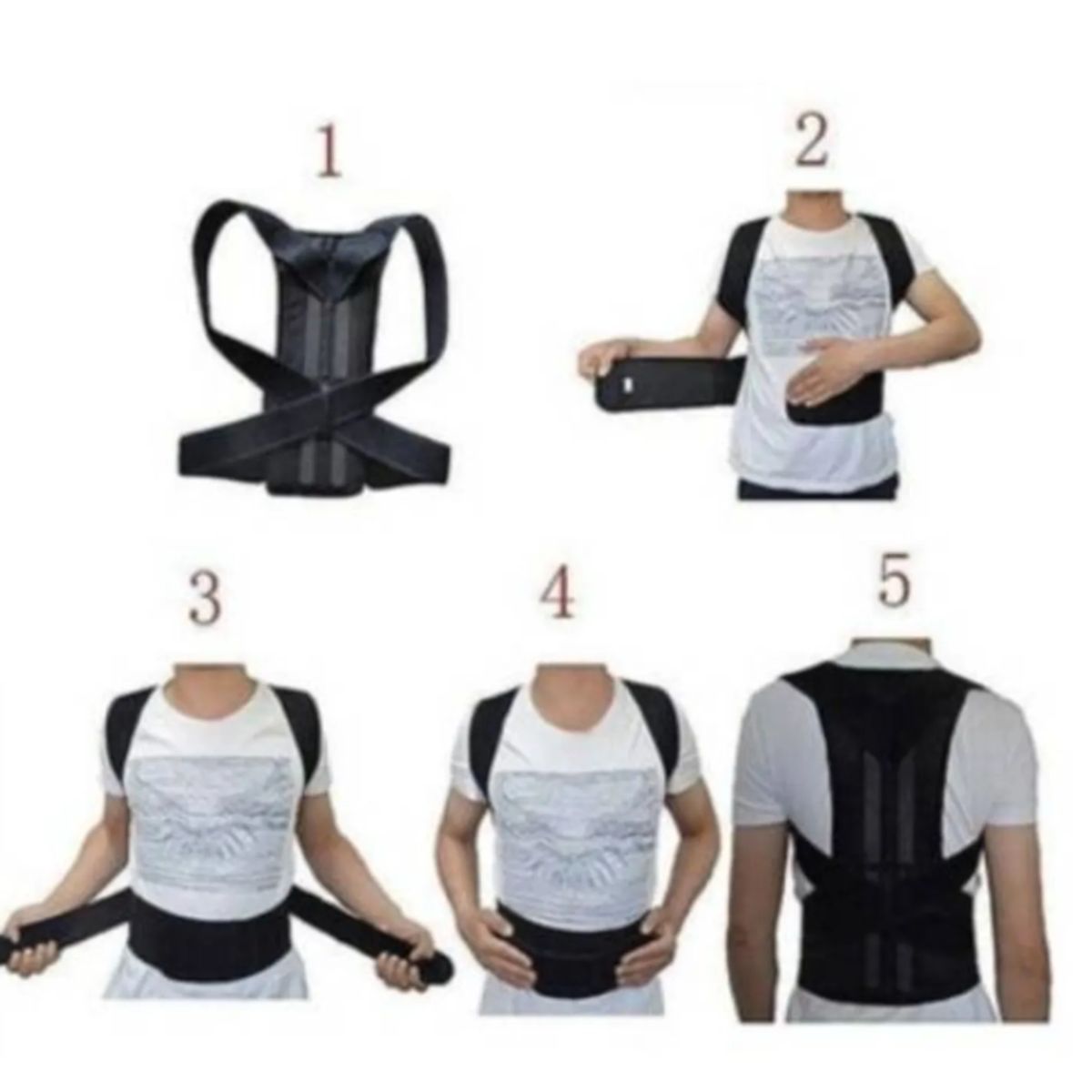 CHINA - Corrector de Postura Soporte Lumbar - Magnetoterapia - Tallas S