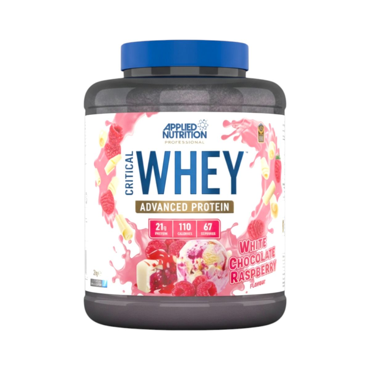 APPLIED NUTRITION - PROTEINA CRITICAL WHEY 2KG 67 SV WHITE CHOCOLATE RASPBERRY - APPLIED NUTRITION