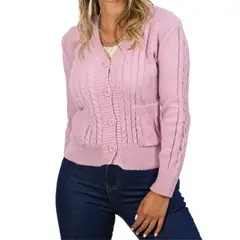 ARRAKASTA - Chaleco trenzado elasticado con bolsillos
