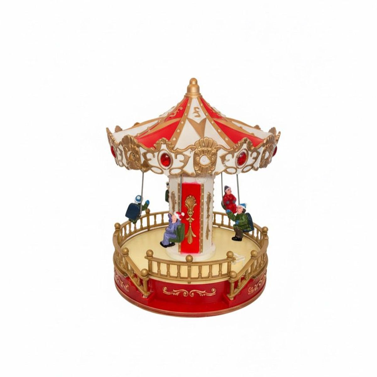 WAKESHOME - Carrusel Navideño En Movimiento Con Música Y Luces Navidad