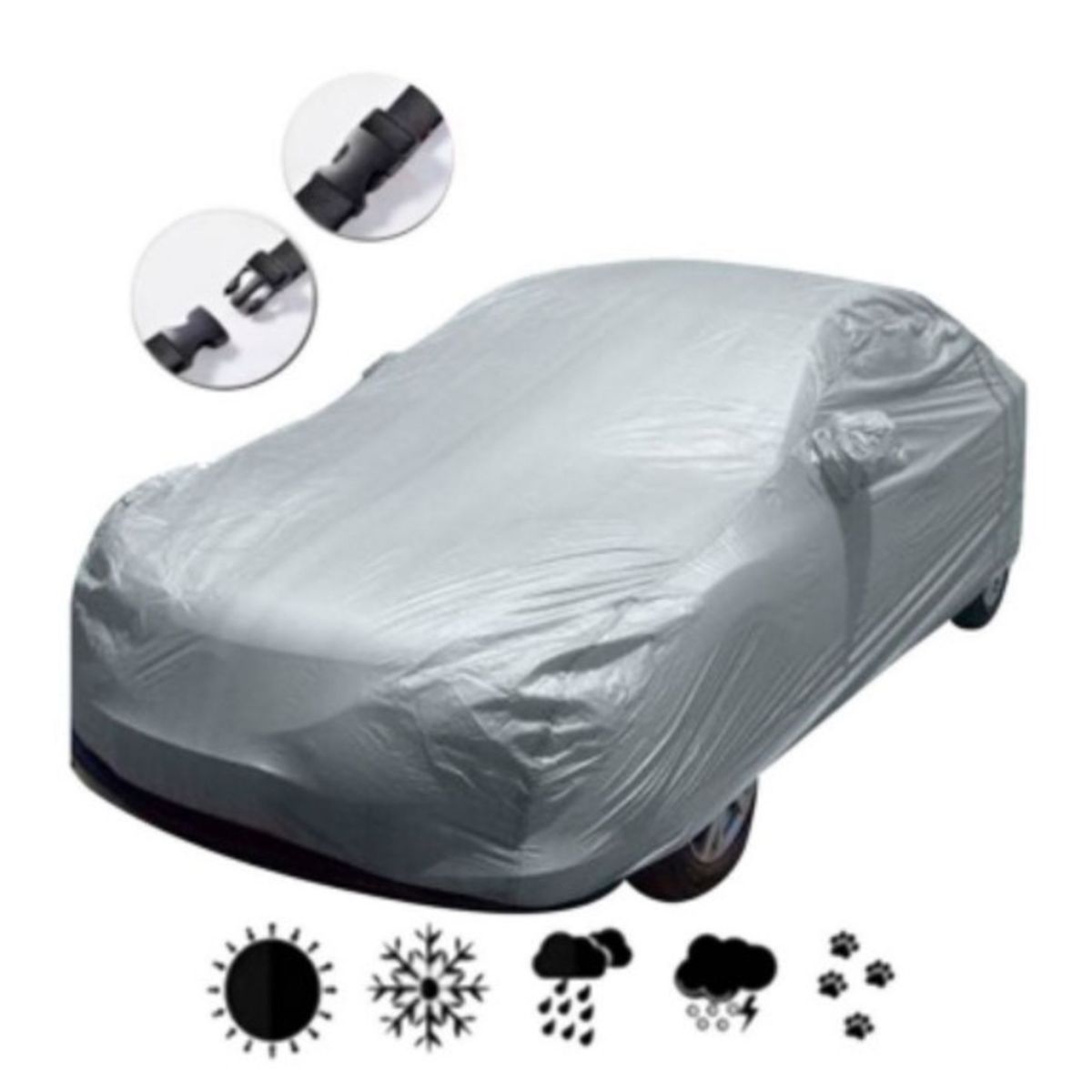GENERICO - Carpa Para Autos Impermeable Cubre Sol y Agua XLLMS