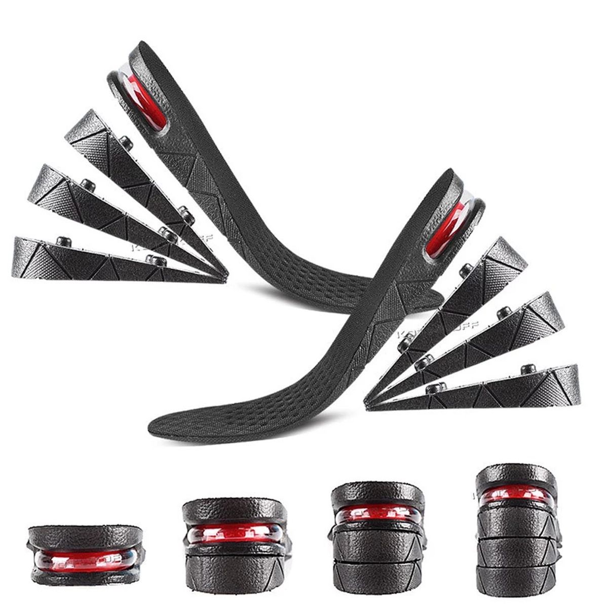 TECNOPALACE - Plantillas De Altura Cojin De Aire Aumenta Estatura 9CM