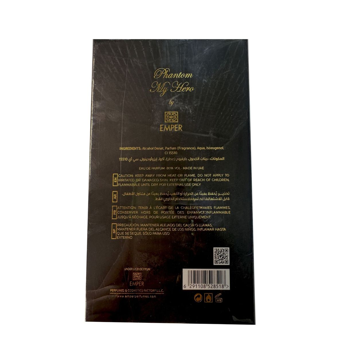 EMPER PERFUMES - Perfume Emper Phantom My Hero Hombre Edp 100 ml