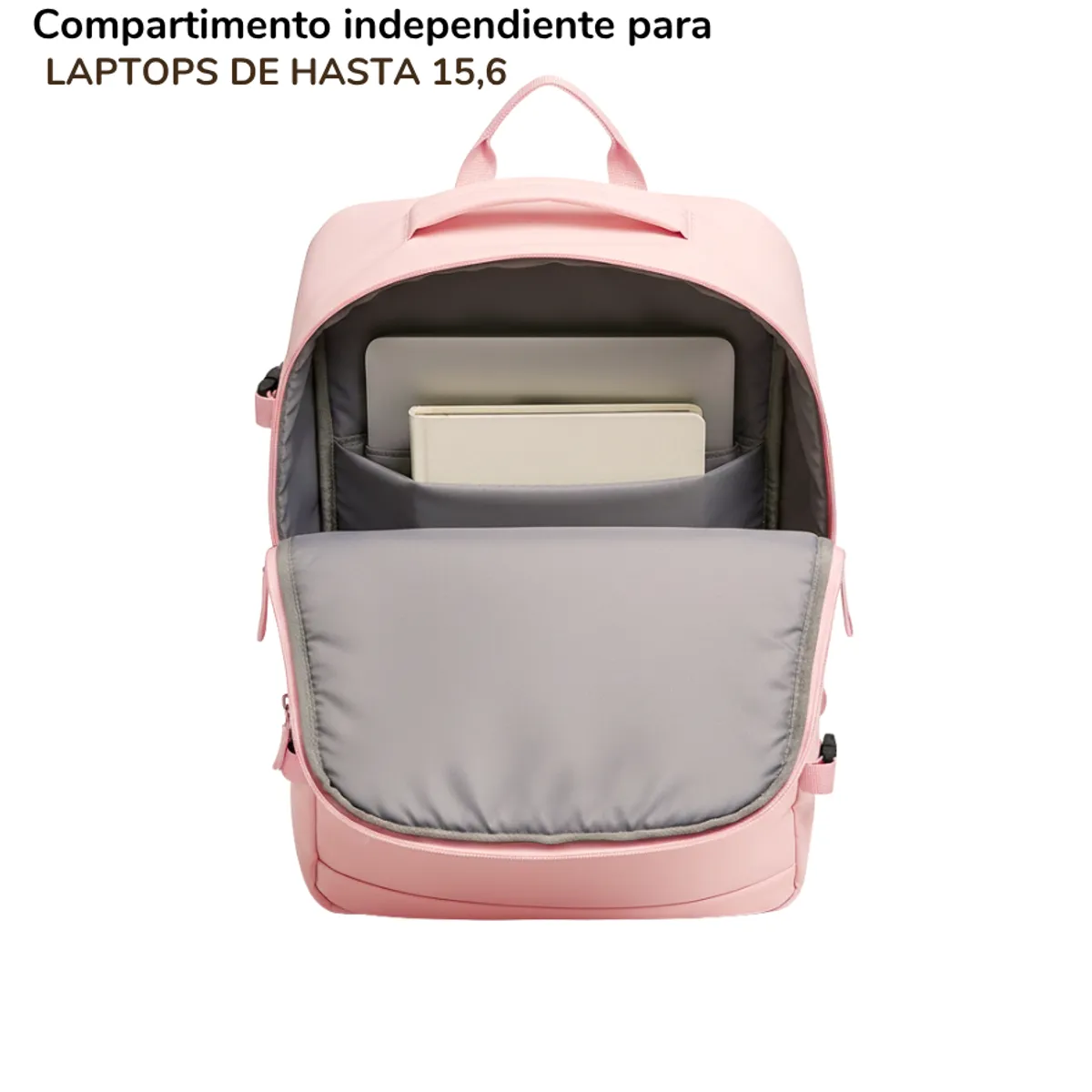 GENERICO - Mochila De Viaje Impermeable Laptop 15.6 Capacidad 20l