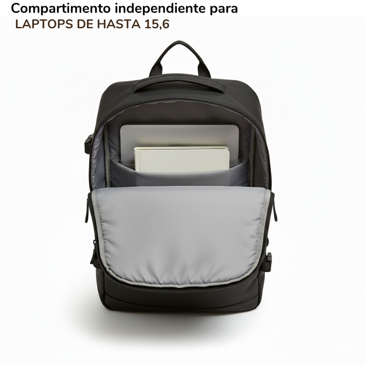 GENERICO - Mochila De Viaje Impermeable Laptop 15.6 Capacidad 20l
