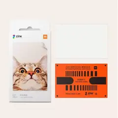XIAOMI - Mi Portable Photo Printer Paper 2x3 Pulgadas, 50 Papeles