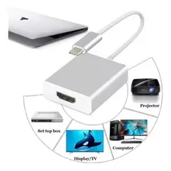 GENERICO - Adaptador Hub Tipo C A Hdmi 4k Usb C 3.1 Macbook Pc