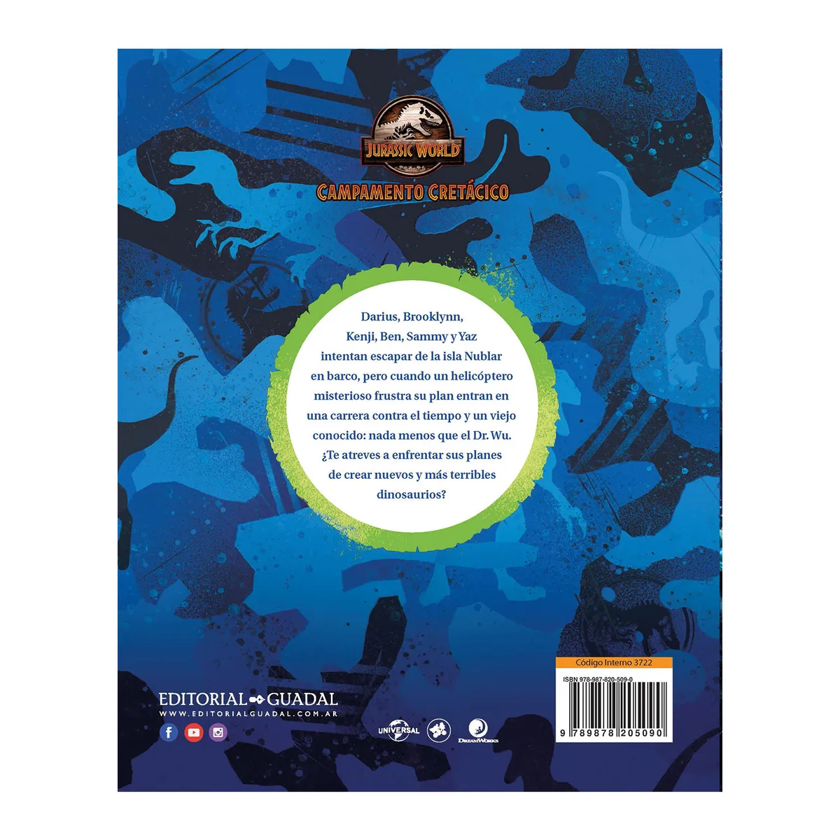 EDITORIAL GUADAL - Libro Jurassic World Aventuras Enlatadas