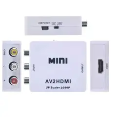 GENERICO - Adaptador Conversor Input Av Rca Analogo Output Hdmi Digital