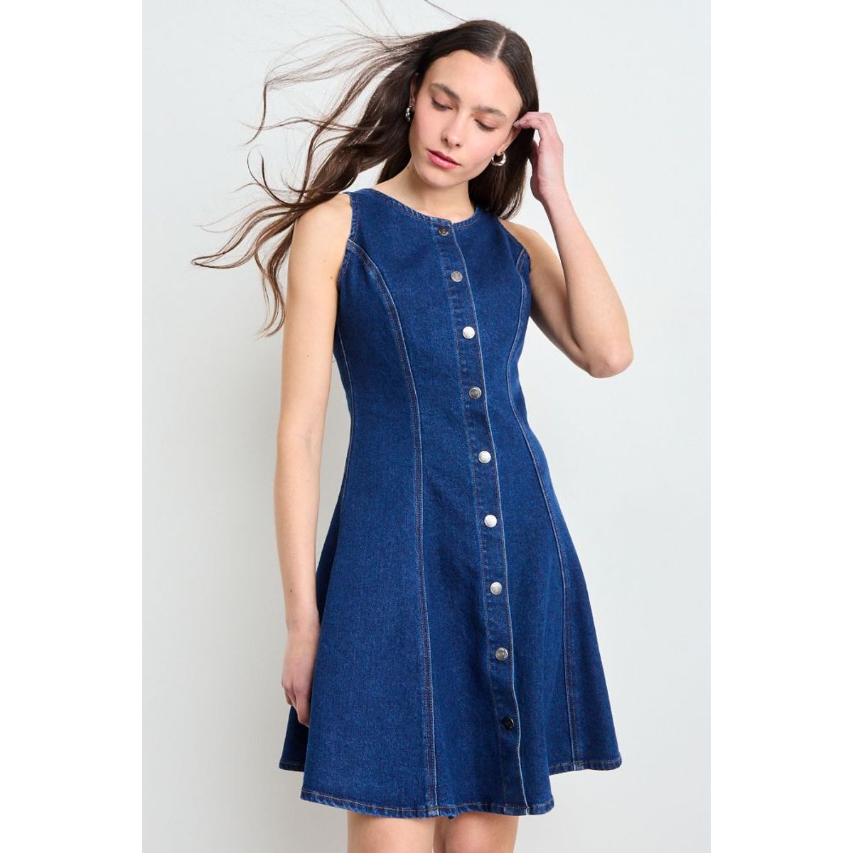 IO - Vestido Mezclilla Mujer Azul Io