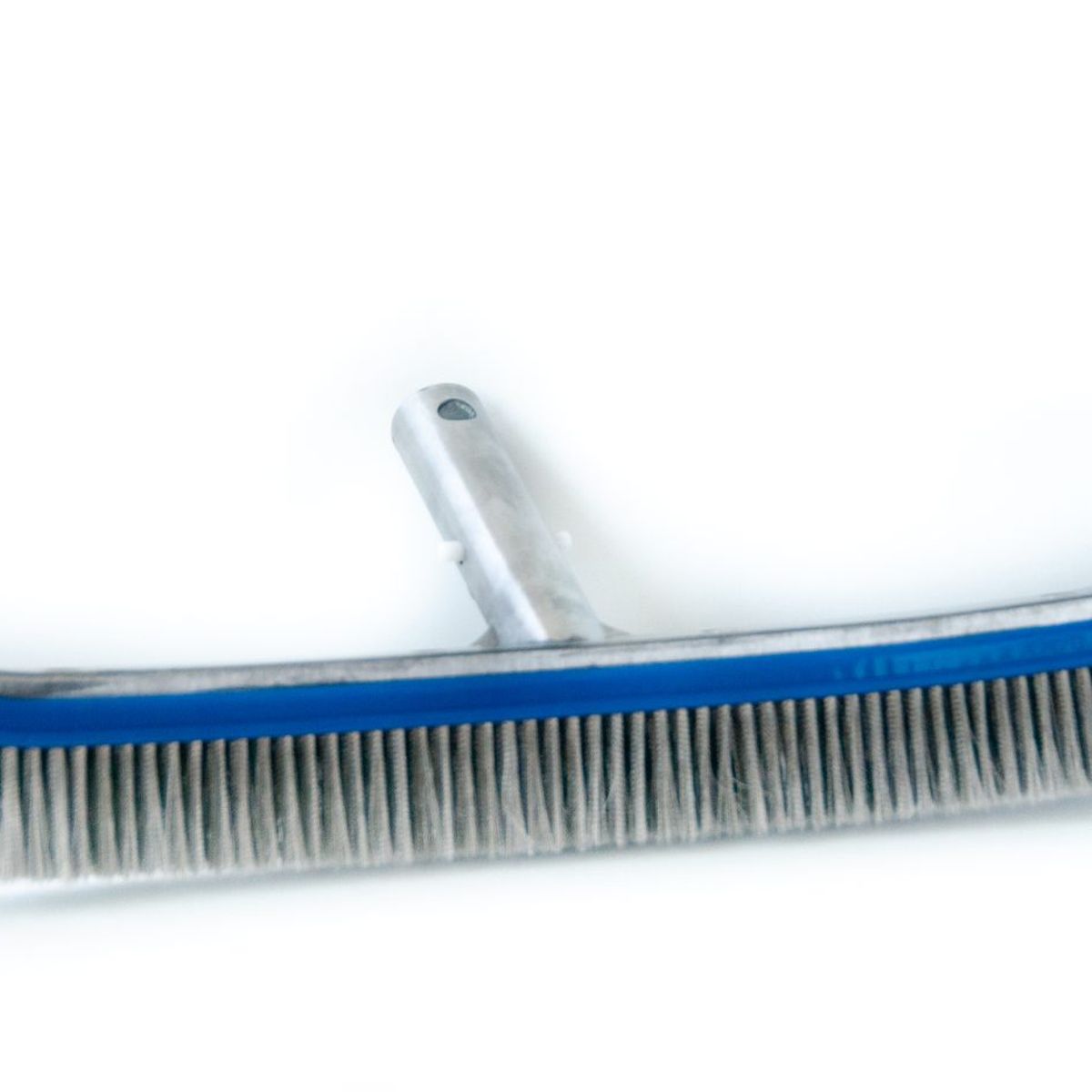 GENERICO - Cepillo Cerdas Acero Inox Limpia Piscina 45cm Mango Aluminio
