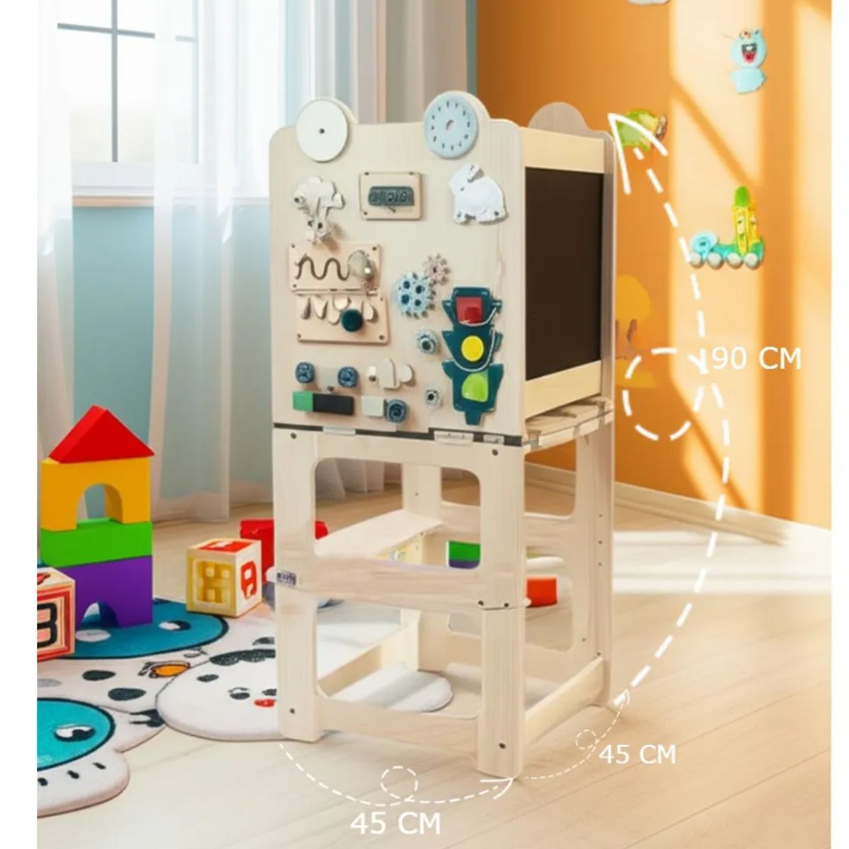 JUGUETERIA ESTELAR - Torre de aprendizaje sensorial Escritorio Montessori