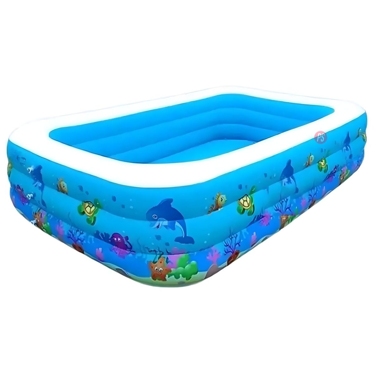 PUNTO STORE - Piscina Inflable Rectangular 150x100cms ¡Diversión Segura - PS