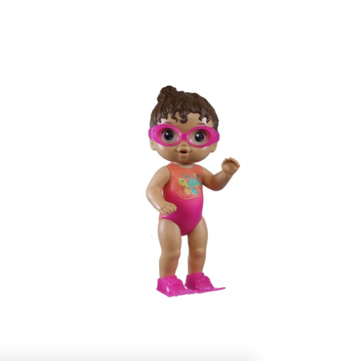 MUÑECA DE TRAPO - Muñeca Baby alive sunny nadadora - cabello castaño