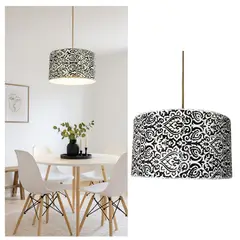 CAROLD STEVENS - Lámpara Colgante Tambor Color