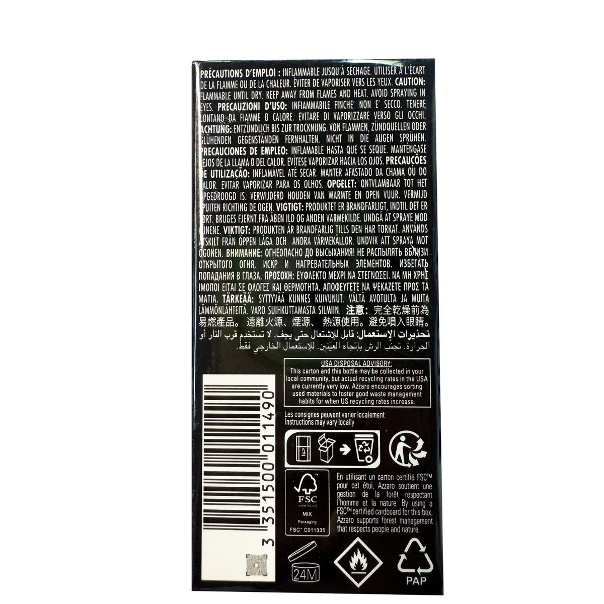 AZZARO - PERFUME AZZARO VARON EDT 30 ML