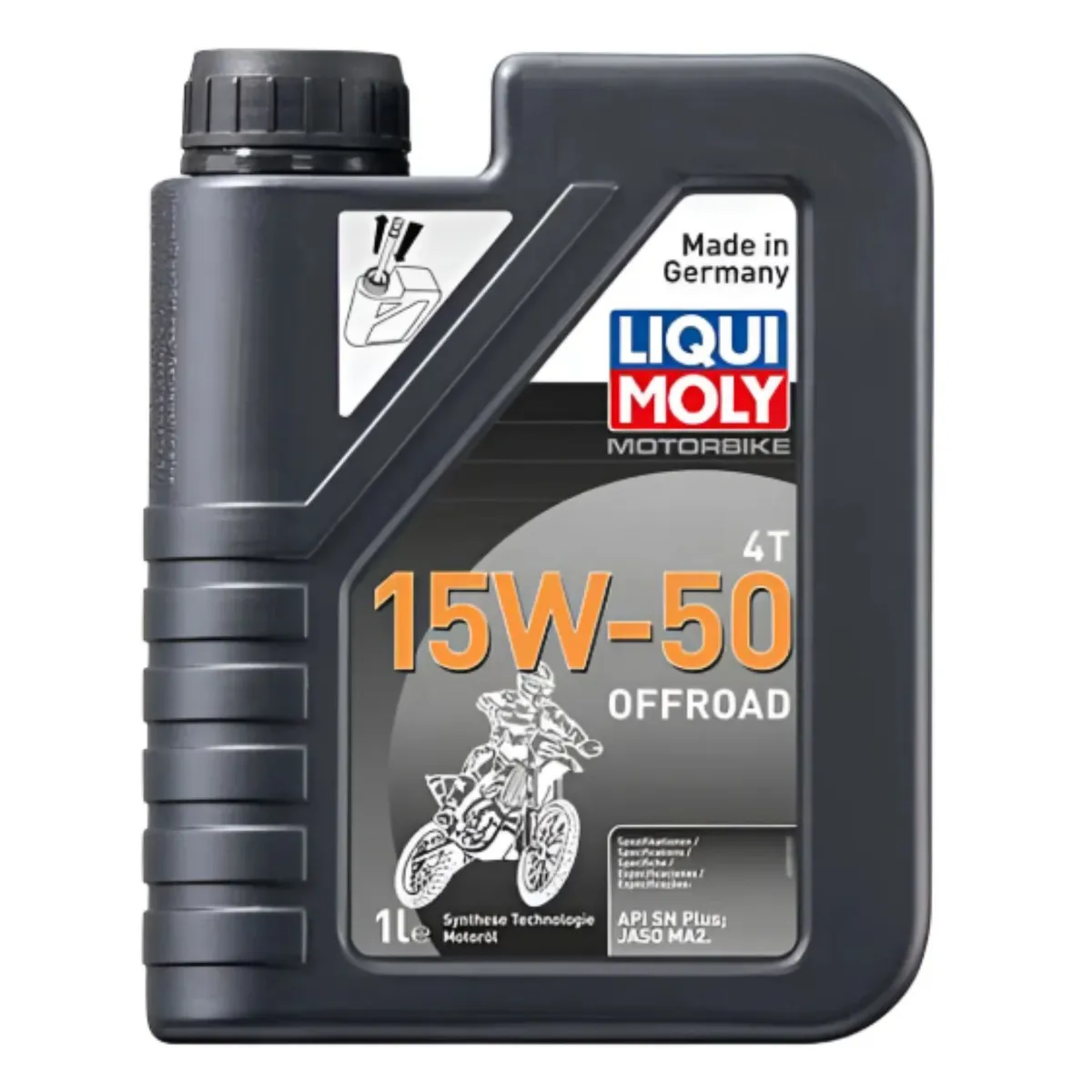 LIQUI MOLY - Aceite Motor para Moto 15w50 Motorbike 4T Offroad 1 Litro