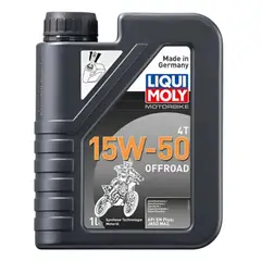 LIQUI MOLY - Aceite Motor para Moto 15w50 Motorbike 4T Offroad 1 Litro