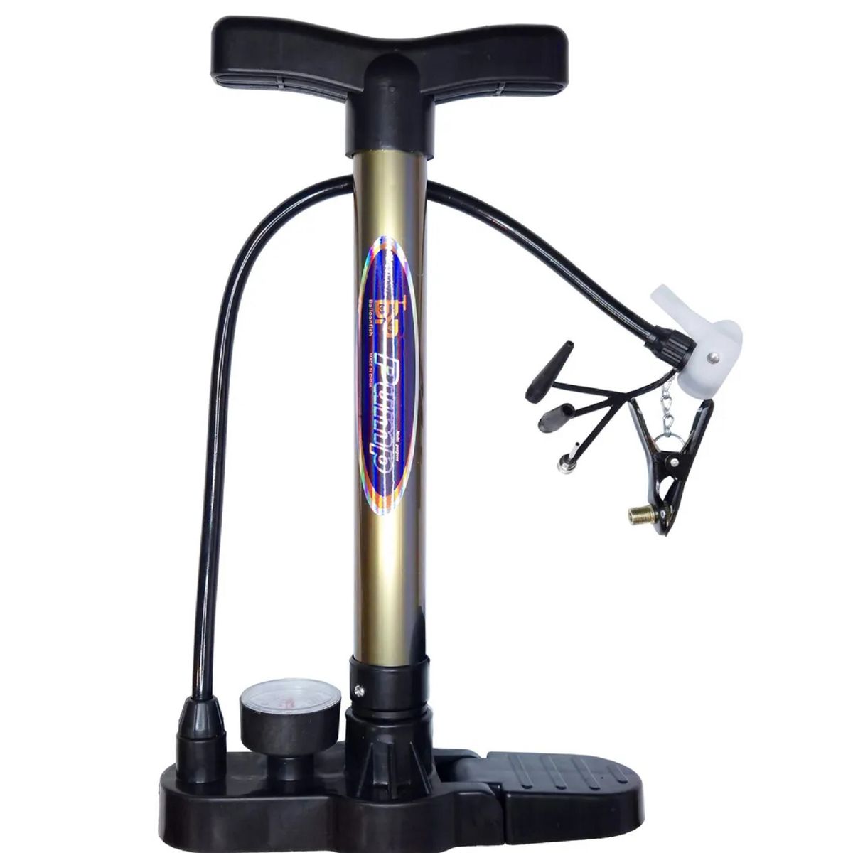 GENERICO - Bombín Inflador De Alta Presión 145 psi para Bicicleta Moto Auto