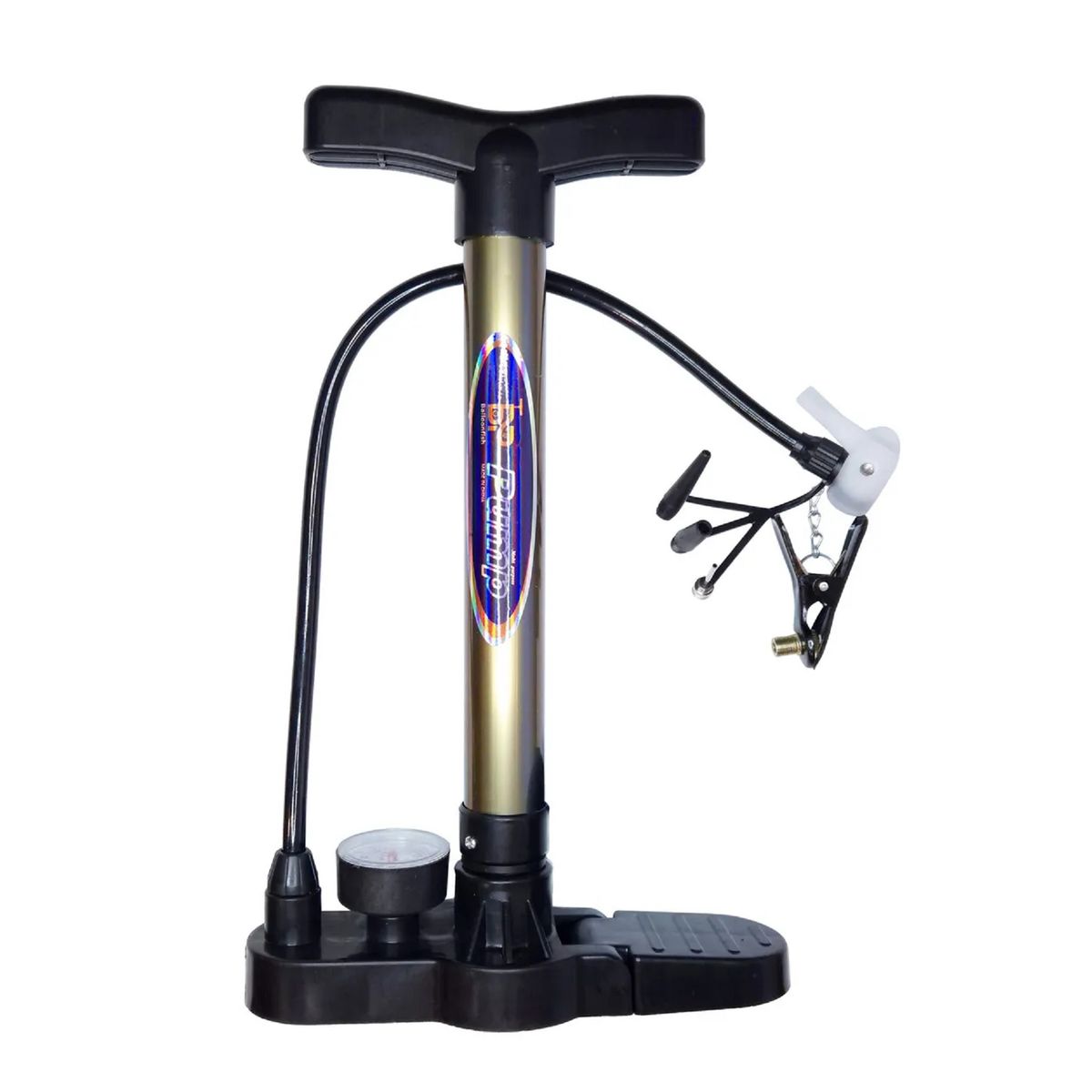 GENERICO - Bombín Inflador De Alta Presión 145 psi para Bicicleta Moto Auto