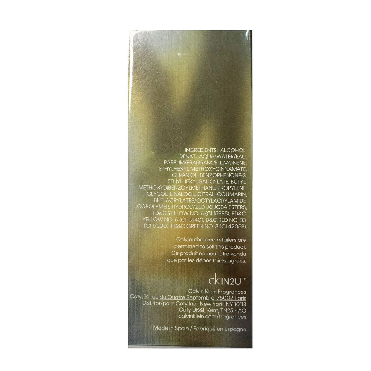 CALVIN KLEIN - Perfume ck in 2 u dama edt 50 ml