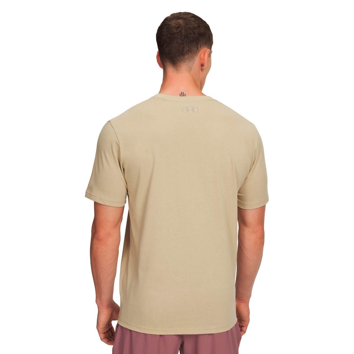 UNDER ARMOUR - Polera Manga Corta Lifestyle Hombre ABC Camo Boxed logo Café UNDER ARMOUR