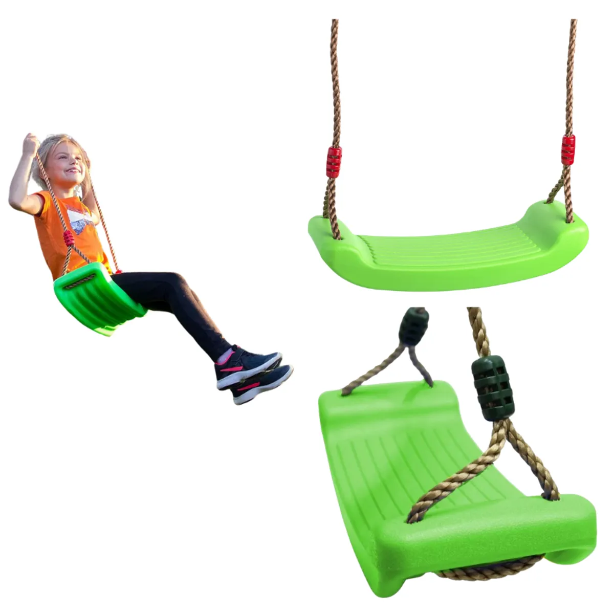 GENERICO - Columpio Ajustable Portátil Para Niños Asiento Giratorio