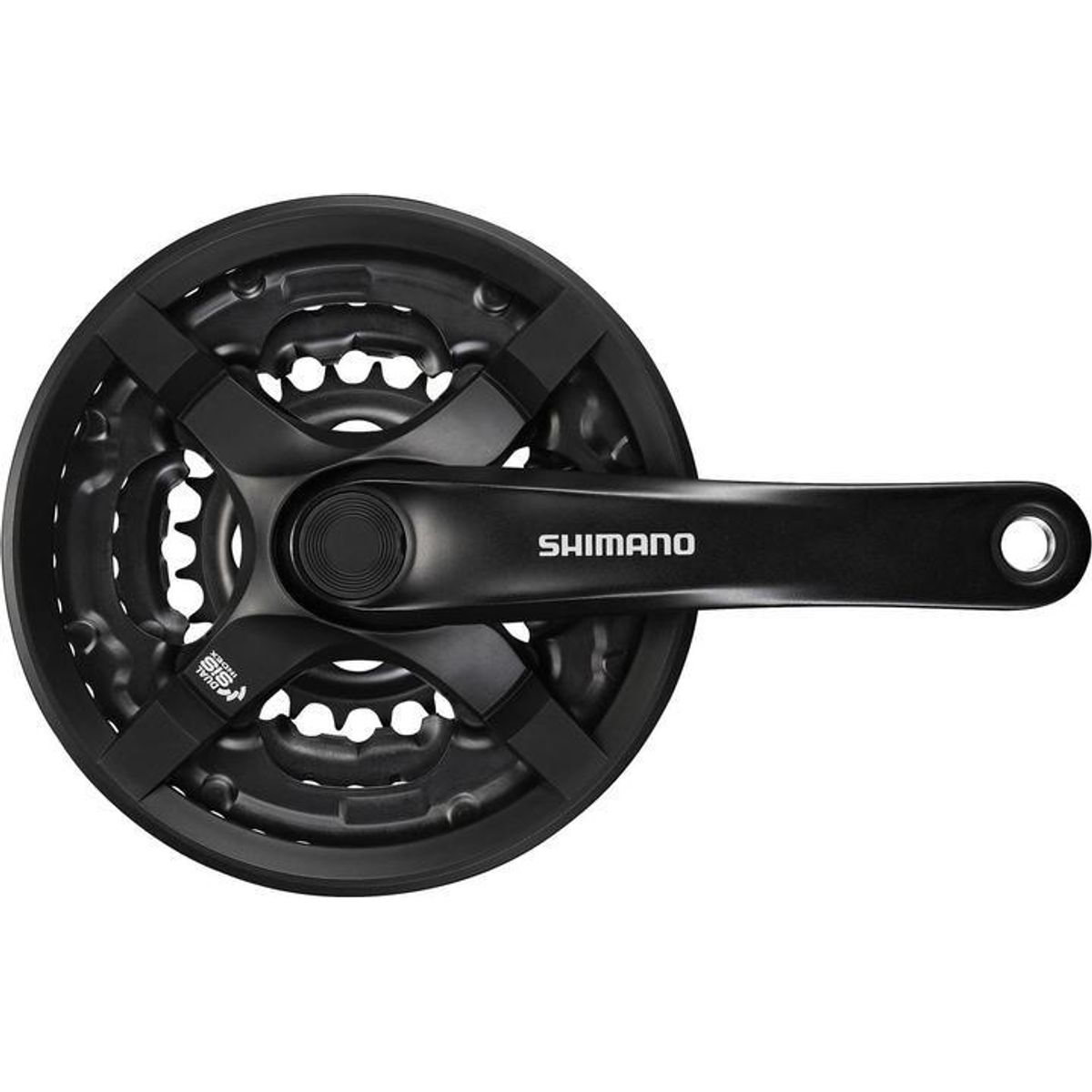 SHIMANO - Volante Triple Shimano Tourney FC-TY501 170mm 48-38-28T