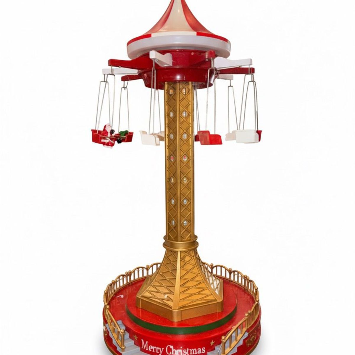 WAKESHOME - Carrusel Navideño En Movimiento Con Música Y Luce Led