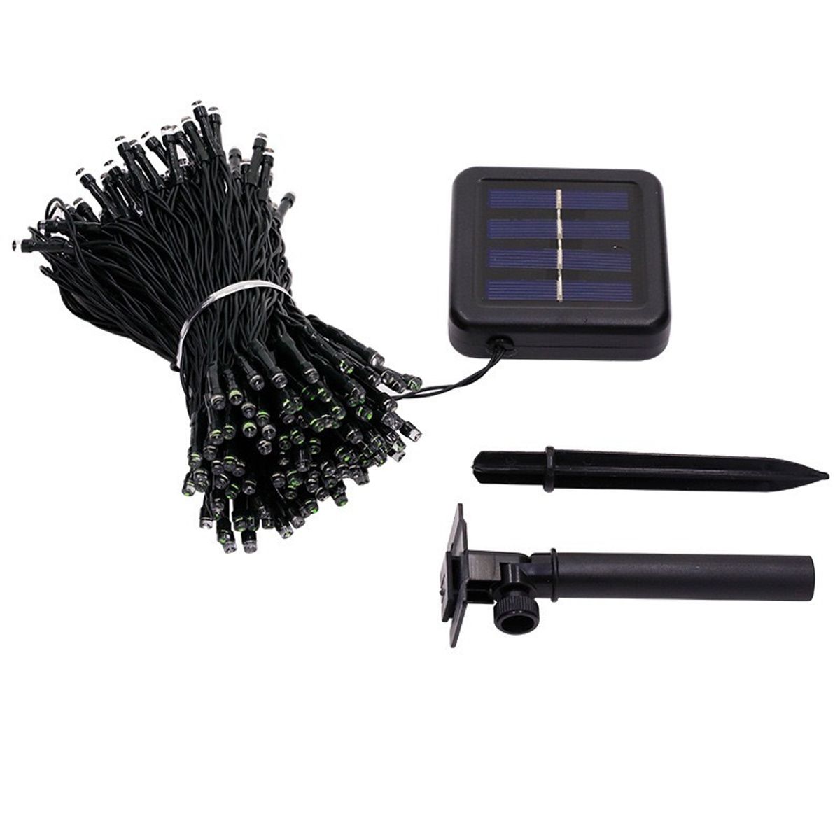 GENERICO - Luces Guirnalda Navidad Solar 100 Led 12m Decoracion