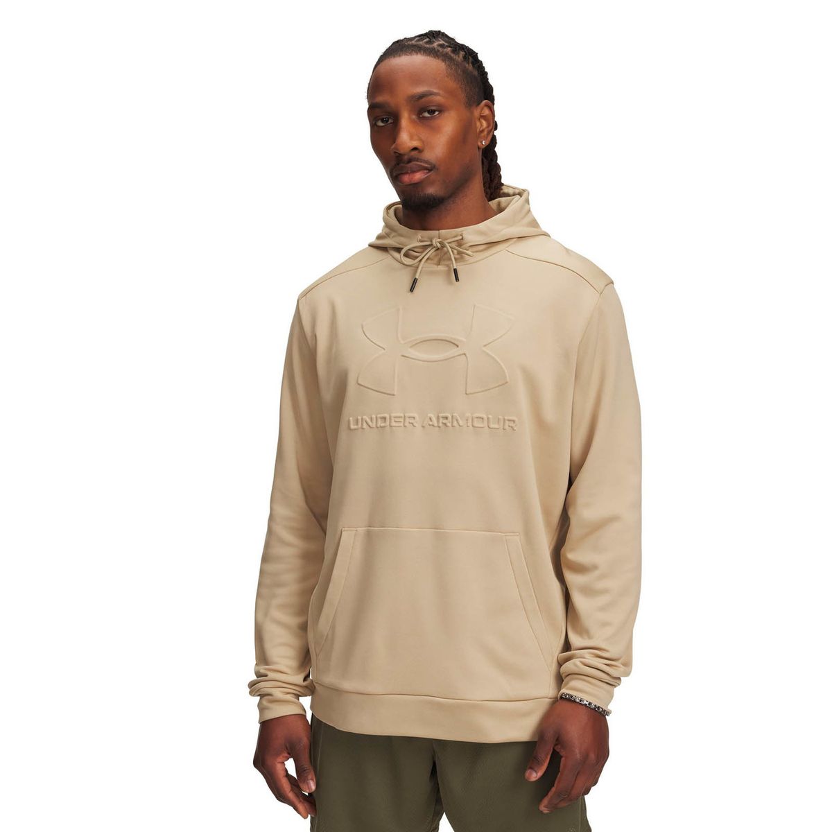 UNDER ARMOUR - Polerón Training hombre Armour Fleece Café UNDER ARMOUR