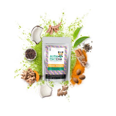 Imagen 2 del producto Té Golden Matcha Latte 120g Alma Matcha