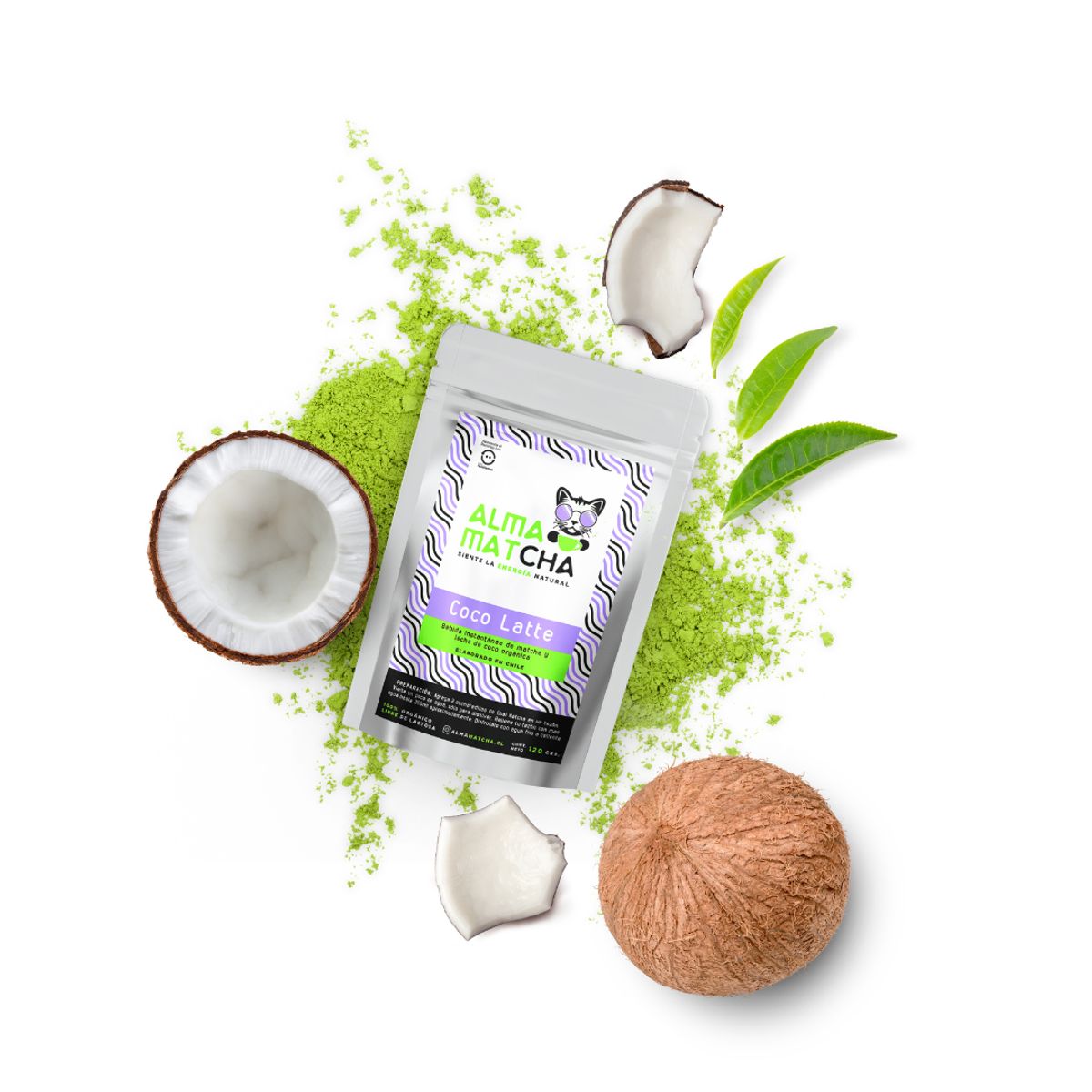 GENERICO - Té Coco Latte Matcha 120g Alma Matcha
