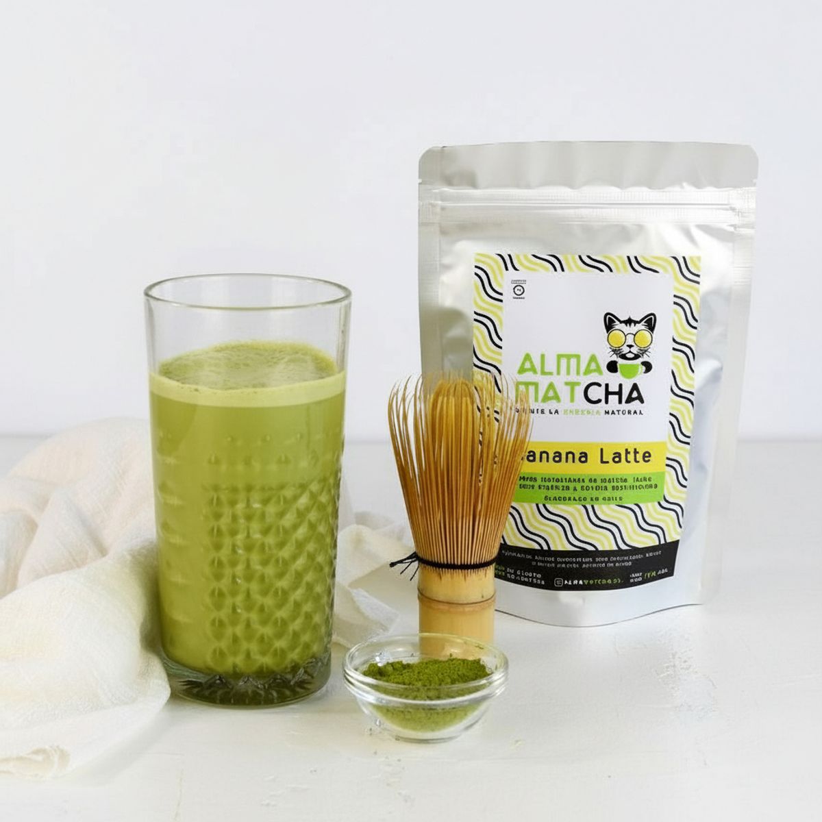 GENERICO - Té Banana Matcha Latte 120g Alma Matcha
