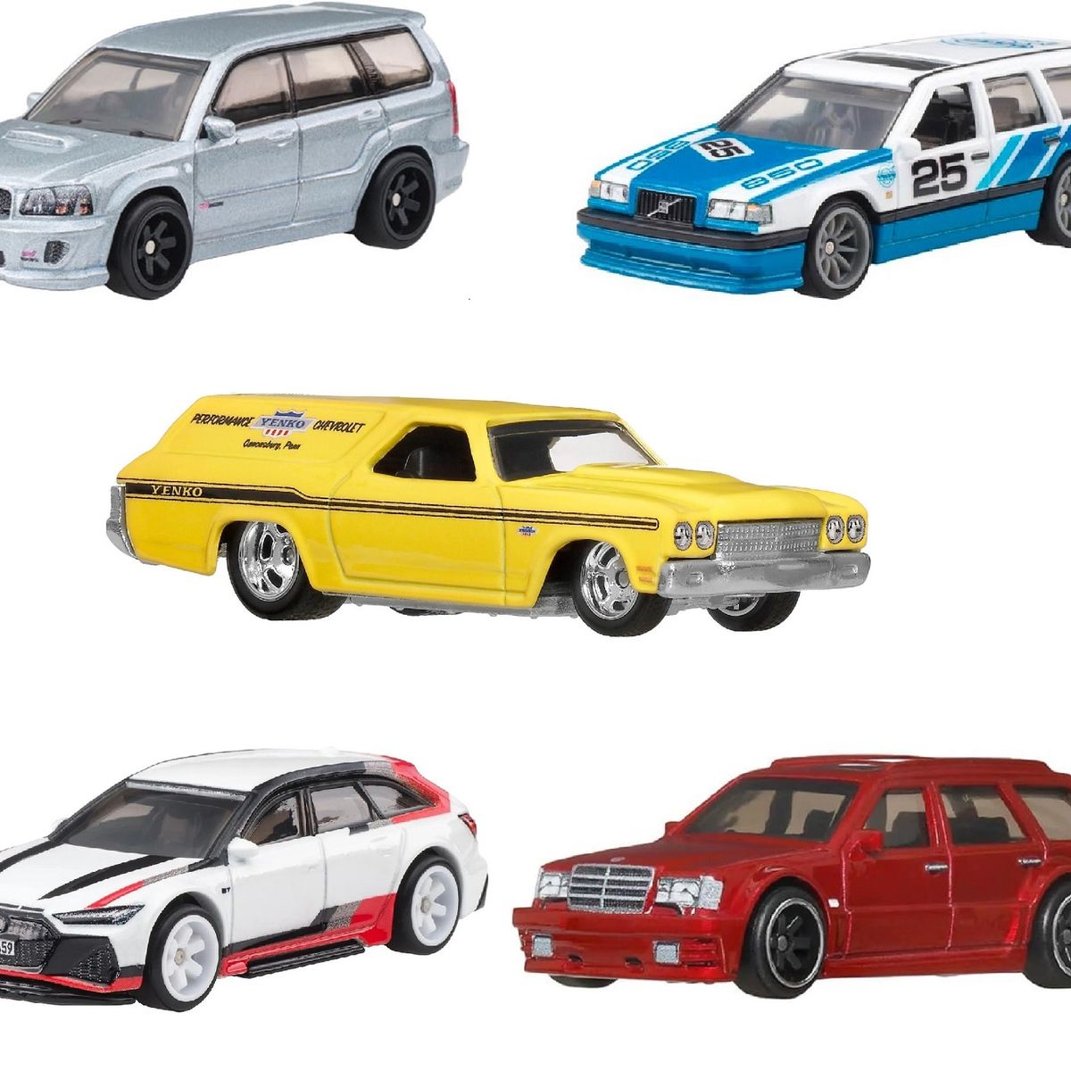 HOT WHEELS - Hot Wheels Premium Fast Wagons FPY86 coleccion 1 al 5