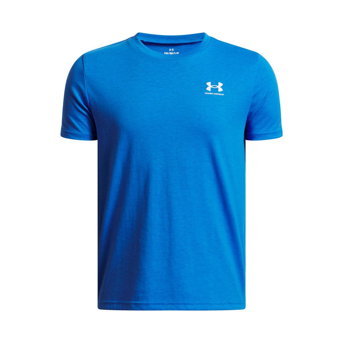UNDER ARMOUR - Polera Manga Corta Lifestyle para Niño Left chest Azul UNDER ARMOUR