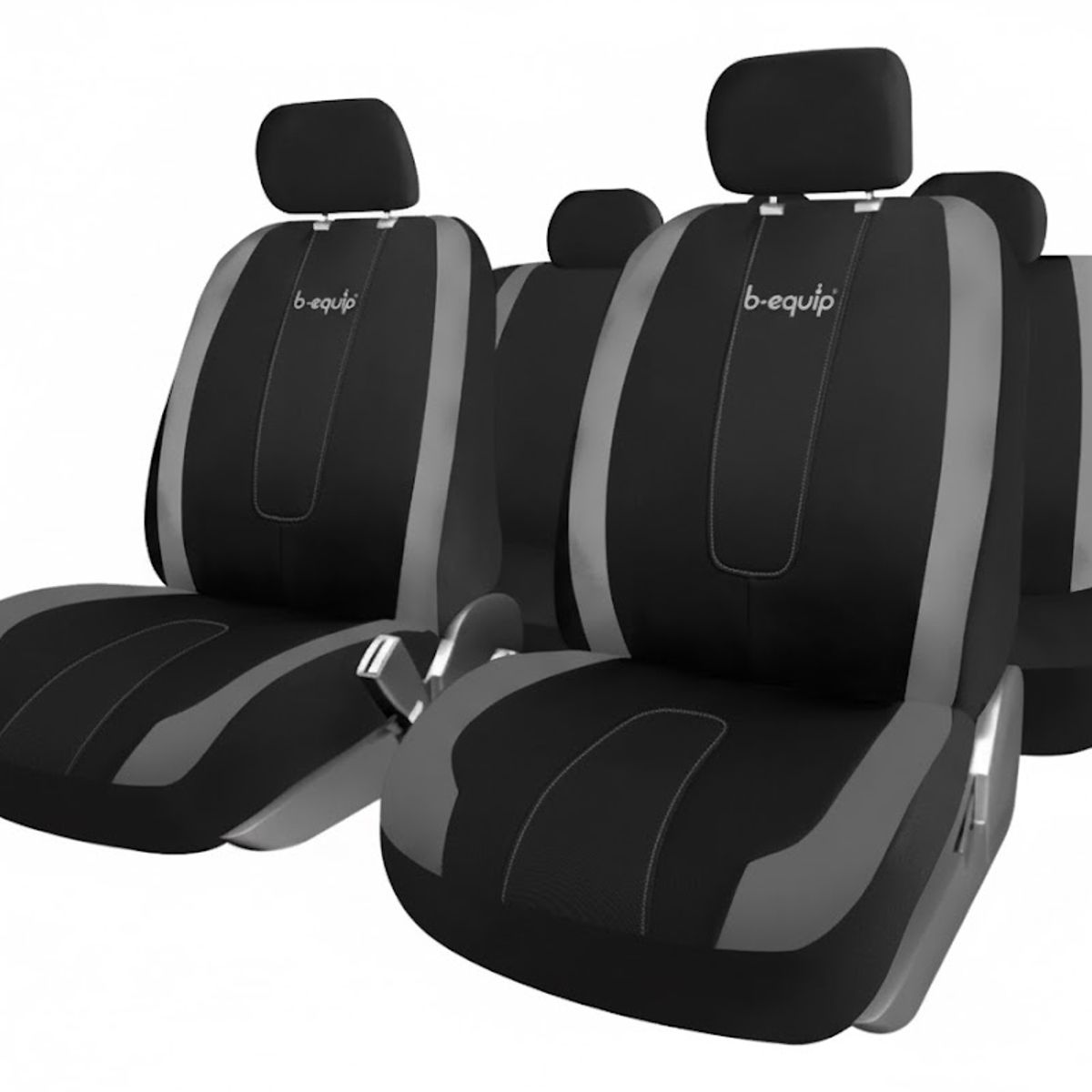 GENERICO - Fundas Cubreasiento B-equip Universal Negro Adv1462 - Sp - Negro