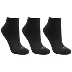 OLYMPIKUS - TRIPACK CALCETINES CORTOS NEGRO MUJER