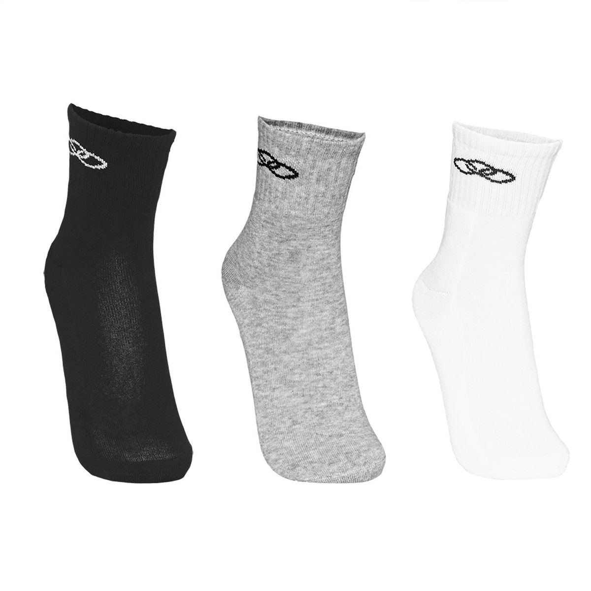 OLYMPIKUS - TRIPACK CALCETINES MEDIOS MULTICOLOR MUJER