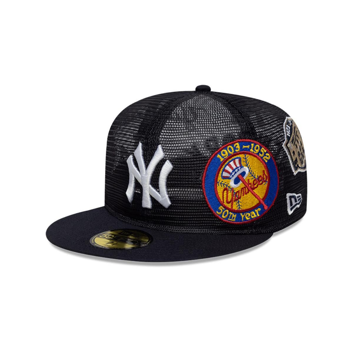 NEW ERA - Gorra 59Fifty New York Yankees Aop Mesh Azul