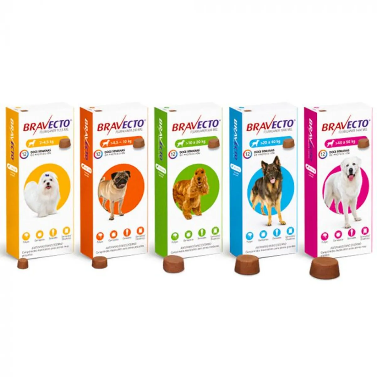 BRAVECTO - Antiparasitario Bravecto Para Perro 40 a 56Kg - 3 Meses