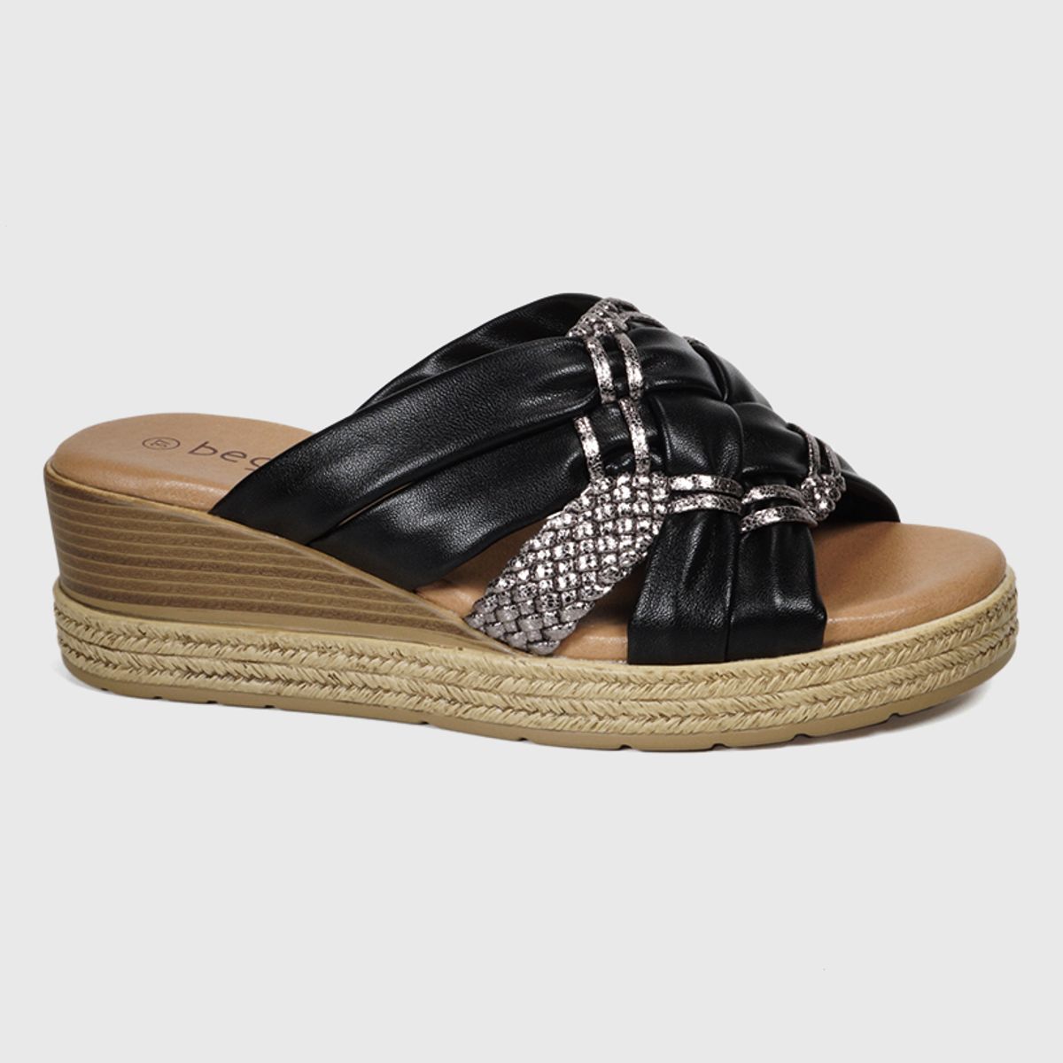 BEGOÑA - Sandalia Yaimara Negro BEGOÑA