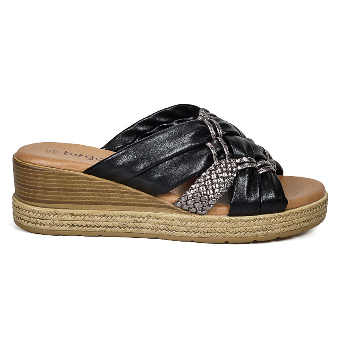 BEGOÑA - Sandalia Yaimara Negro BEGOÑA