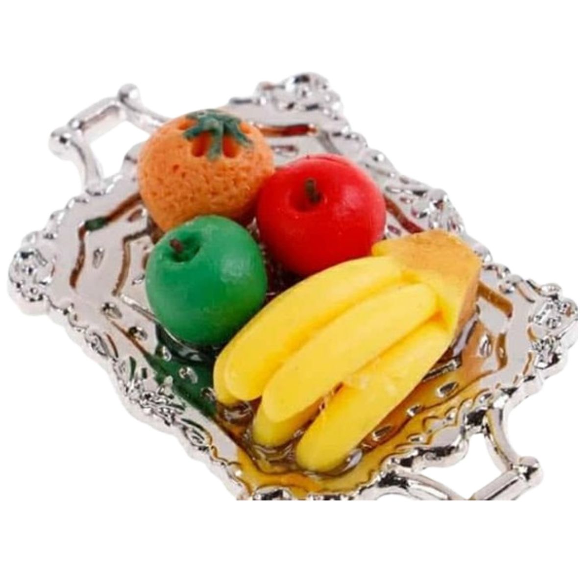 GENERICO - Set bandeja de fruta de miniaturas 1 a 3cm