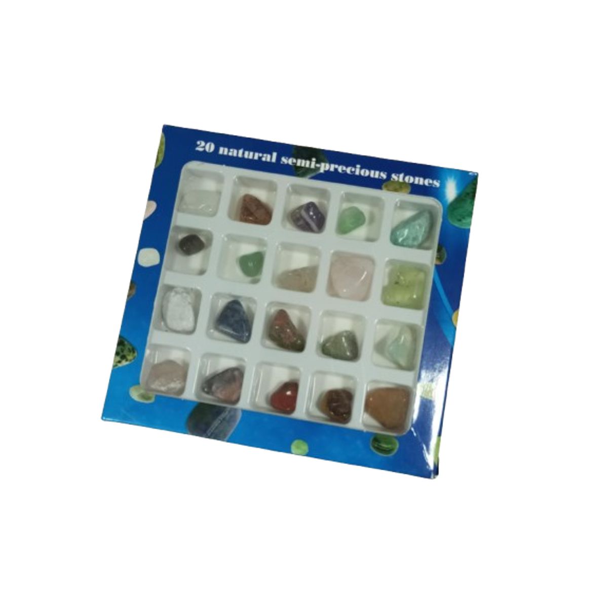 GENERICO - Caja 20 mini piedras de miniatura super pequeño 1 a 2 cm