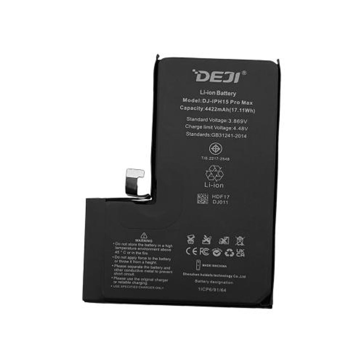 GENERICO - Batería Para Iphone 15 Pro Max Marca Deji